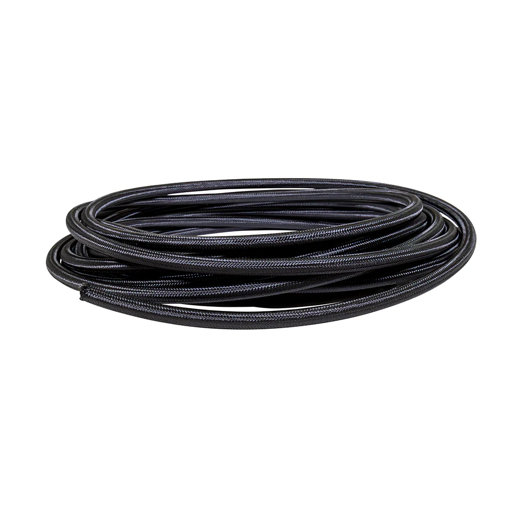 ZZP -06 AN Black Nylon/Stainless Steel Braided Hose - Image 2