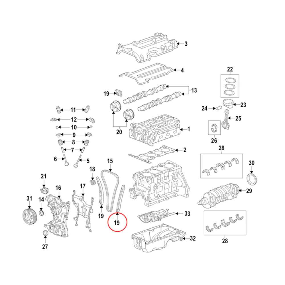 ZZP 1.4L Timing Chain Guide - Image 5