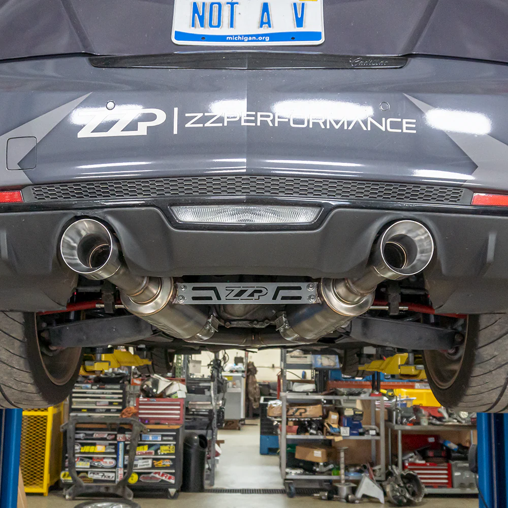 ZZP ATS 2.0L Stainless Steel Catback Exhaust V2 - Image 2
