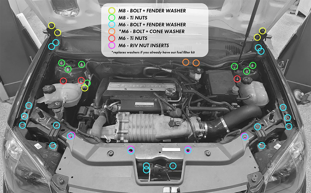 ZZP Cobalt Chassis Dress Up Kit - Image 8