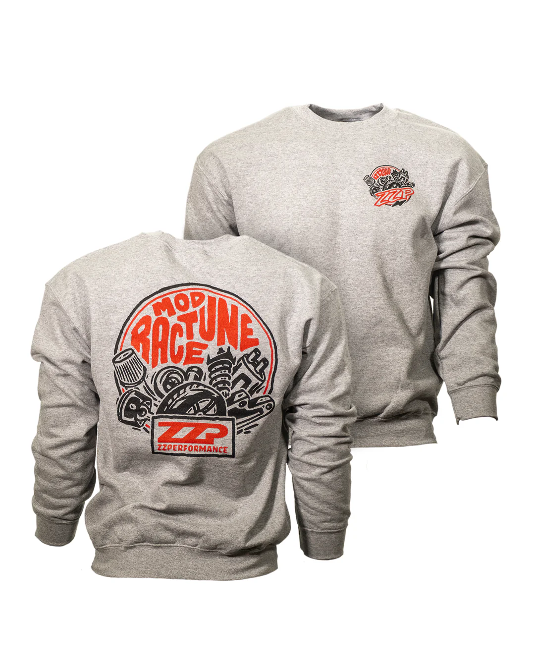 ZZP Grey Crew Neck Sweatshirt